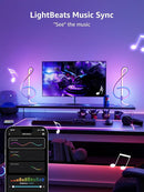 Lepro TB2 AI Smart Table Lamp, RGB+IC Addressable LED Lamp Alexa Google Enable, APP Control Color Changing Modern Spiral Lamp No Remote, Music Sync, AI Generated Lighting LLM,2.4 GHz WiFi/Bluetooth by TinyTreasures Baby Boutique