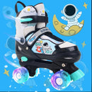 Sowume Adjustable Roller Skates for Girls and Women, All 8 Wheels of Girl's Skates Shine, Safe and Fun Illuminating for Kids by TinyTreasures Baby Boutique