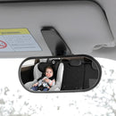 Car Rearview Mirror Rear View Mirrors for Baby 360 Adjustable Automotive Interior Mirrors Cars Mirror Rear Facing Kids Observing (Clip Base) by TinyTreasures Baby Boutique