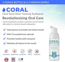 Coral Nano Silver Foaming Toothpaste, Natural Fluoride Free Toothpaste, SLS and Glycerin Free, Cool Mint, 4 Ounce by CozyNest Decor
