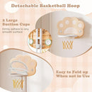 Costzon 3 in 1 Toddler Basketball Hoop, Height Adjustable Kids Sports Center w/Foldable Basketball, Soccer & Golf Game, Indoor Outdoor Activity Playset w/Foldable Rim, Gift for Children Baby Infant by TinyTreasures Baby Boutique