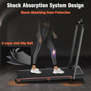 7.8MPH Incline Treadmill for Home, Walking Pad with Handle Bar, Under Desk Compact Treadmill with 350 Lbs Capacity, LED Display & APP, Remote Control, 3.0HP by CozyNest Decor