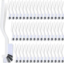 Rtteri 48 Pcs Kitchen Scrub Brush Bulk Plastic Sink Bathroom Cleaning Edge Corner Brush for Household Bottle Dish Tile Lines Window Track Crevice with Stiff Bristle by CozyNest Decor