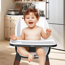 8 in 1 Highchair, Convertible Wooden Baby High Chair with Tray, Adjustable High Chair for Babies and Toddlers, Easy to Clean, Grow with Family|Booster|Learning Table|High Stool by TinyTreasures Baby Boutique