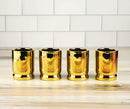 The Wine Savant 50 Caliber Bullet Shot Glasses Set - Set of 4