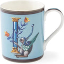 Spode Kit Kemp 12oz Mug, I Initial - Fine China Coffee Cup with Floral Alphabet Design, Custom Letter Mug for Unique Gift Giving - Personalized Kitchen Drinkware, Dishwasher Safe & Stylish by CozyNest Decor