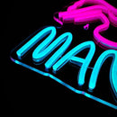 Man Cave Neon Signs Man Cave Neon Lights Sign USB Powered Dimmable LED Light for Bedroom Game Room Bar Pub Club Wall Decor Party by CozyNest Decor