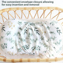 LifeTree Muslin Baby Lounger Cover, Newborn Slipcover Lounger Cover for Boys Girls Infant, Soft 70% Viscose from Bamboo and 30% Cotton, Cover Only, Eucalyptus Pattern by TinyTreasures Baby Boutique