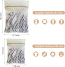 6 Pack Laundry Bag, Durable Big Honeycomb Mesh Laundry Bags Suitable for Delicate Clothes Washing (3 Large, 3 Medium) by TinyTreasures Baby Boutique