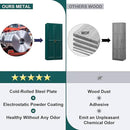 71" Storage Cabinet, Metal Pantry Cabinet, Kitchen Pantry Storage Cabinets with Doors and 4 Shelves, Cabinets for Laundry Room, Living Room, Dinning Room, Assembly Required, Green by CozyNest Decor