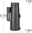 Monocular Telescope High Power 8x42 Monoculars Scope Compact Waterproof Fogproof Shockproof with Hand Strap for Adults Kids Bird Watching Hunting Camping Hiking Travling Wildlife Secenery by TinyTreasures Baby Boutique