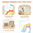 Personalized Name Growth Chart for Wall, Sun Rainbow Height Chart for Kids, No-Drill Growth Chart for Wall, Perfect as Kids Room Decor & Thoughtful Birthday Gift for Boys and Girls by CozyNest Decor