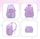 Kids Backpack for Girls - School Bags for Middle School Students - Book Bag for Elementary Primary - Kawaii Ita Backpack - Purple by TinyTreasures Baby Boutique