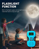 Walkie Talkies for Kids Long Range - Kid Walkie Talkies with Replaceable Shell Backlit LCD Flashlight 3 Miles Range - Toys for 5-7 Year Old Boys and Girls (2 Pack - Rechargeable) by TinyTreasures Baby Boutique