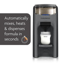 Baby Brezza New and Improved Formula Pro Advanced Formula Dispenser Machine - Automatically Mix a Warm Formula Bottle Instantly - Easily Make Bottle with Automatic Powder Blending, Charcoal by TinyTreasures Baby Boutique