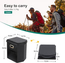 Upgrade XL Portable Toilet for Adults, Extra Large Portable Travel Floding Toilet, Camping Tall Toilets with Lid for Adults and Kids Compact Potty for Car,Hiking,Beach and Camping by TinyTreasures Baby Boutique