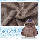 Infant Baby Winter Coat Bear Hooded Jacket Warm Fleece Snowsuit Windproof Outerwear for Toddler Boy Girl 9M-4T by TinyTreasures Baby Boutique
