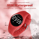 Kids Watches for Girls Boys Digital Sport Watch with Step Counter Pedometer Vibration Alarm Clock, No App Waterproof Fitness Tracker Kids Watch Boys Girls Teens Students Ages 5-16 by TinyTreasures Baby Boutique