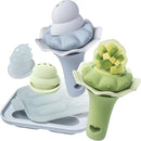 Moonkie Baby Fruit Feeder with Freezer Tray, BPA Free Silicone Food Feeder for Infant Self Feeding, Breastmilk Popsicle Molds, Mesh Feeder with Two Pouches, Baby Shower Gifts 4 Months+, 2 Pack by TinyTreasures Baby Boutique