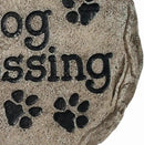 Spoontiques - Garden Décor - Dog Crossing Stepping Stone - Decorative Stone for Garden by CozyNest Decor