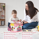 Marstone Toddler Toys for 1 Year Old Girl Gifts: First 1st Birthday Gifts for Girls and Boys, 8-in-1 Musical Learning House Montessori Baby Toys 6-12 12-18 Months, Educational Toddler for Ages 0-2 by TinyTreasures Baby Boutique