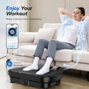 MERACH Vibration Plate Exercise Machine, Vibration Plate for Lymphatic Drainage Weight Loss, Vibrating Plate Exercise Machine with Bluetooth and LED Display, Workout Equipment for Women Men Home by CozyNest Decor