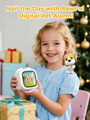 PawPal Digital Pet Alarm Clock with 3.8" Touchscreen - Habit-Building Sleep Trainer with OK-to-Wake, Stories, Music, White Noise & Nightlight for Kids Ages 3-8 Gift by TinyTreasures Baby Boutique