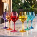 European Style Crystal, Stemmed Wine Glasses