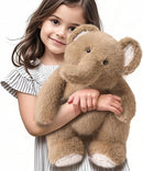 iPlay, iLearn Elephant Stuffed Animal, Soft Baby Plush Elephant Toy, Infant 18" Big Cute Fluffy Animal Toy, Ultra Soft Nursery Bedtime Huggable Birthday Gifts for Toddlers Girls Boys Kids Age 0 and up by TinyTreasures Baby Boutique