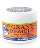 Gran's Remedy Scented Foot Powder - Effective Odor Eliminator & Moisture Absorbing Shoe Deodorizer for Shoes and Feet - Travel Size Freshness - Citrus by CozyNest Decor