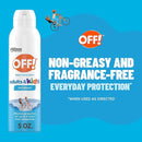 OFF! Insect Repellent Aerosol for Adults & Kids, Fragrance-Free Bug Spray for Everyday Protection from Mosquitoes and Ticks, 5 oz, Pack of 2 by TinyTreasures Baby Boutique