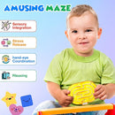 Sensory Fidget Toys for Children with Autism: Calming Gel-Filled Maze for Classroom and Home - Special Needs Sensory Toys for Kids Travel by TinyTreasures Baby Boutique