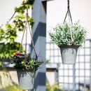 8 Pack Artificial Plants Flowers Grass Shrubs No Fade Faux Plastic Flowers Outdoor for Vases Farmhouse Garden Porch Patio Office Indoor Wedding Decoration Greenery Fake Plants (5