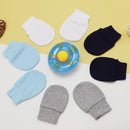 Newborn Baby Mittens No Scratch Cotton Elastic Wrist Gloves Infant Toddler Mittens for Baby Boy Girl 0-6 Months by TinyTreasures Baby Boutique