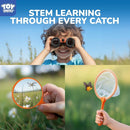 TOY Life Bug Catcher for Kids, Bug Catching Kit Kids Explorer Kit with Butterfly Net, Catching Tool, Tweezers, Magnifying Glass, Binoculars, Insect Catcher, Educational Outdoor Toys Kid Adventure Set by TinyTreasures Baby Boutique