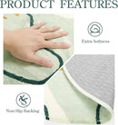 Lahome Green Runner Rugs for Hallway 2x10, Extra Long Washable Non-Slip Kitchen Rug Lightweight Stair Carpet Runner, Boho Botanical Print Soft Entrance Bath Laundry Living Room 2' x 10' by TinyTreasures Baby Boutique