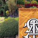 Alpha Tau Omega Licensed Flag Garden 12x19 inches Flag Banner Yard Decor Outdoor Decoration (Alpha Tau Omega