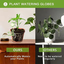 4 PCS Plant Self Watering Globes 8.9 Inch Plant Watering Devices Colorful Glass Glass Watering Bulbs for Indoor Outdoor Plants by GreenHaven Gardens