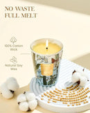 M&SENSE Jasmine Garland Scented Natural Soy Wax Candle, 14.1oz 60 Hours Long Lasting Slow Burning Candles for Home Decor, Aromatherapy Candle for Stress Relief by CozyNest Decor