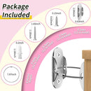 Anti Tip Furniture Anchors (6 Packs) Furniture Anchors for Baby Proofing, Earthquake Straps for Furniture Dresser Wall Safety Anchor Furniture Safety Straps Wall Straps, Silver by TinyTreasures Baby Boutique