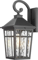 Porch Lights Outdoor Waterproof Exterior Lighting Fixtures 18 Inch Large Size Aluminum Outdoor Wall Lights with Water Ripple Glass E26 Socket by GreenHaven Gardens