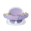 Infantino Music & Lights 3-in-1 Discovery Seat & Booster, Toddler Booster Seat for Dining Table or Kitchen Chair, Baby Activity Center & Snack Tray, Lavender by TinyTreasures Baby Boutique