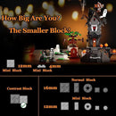 Mini Bricks Haunted Graveyard House Building Set - 1092 PCS Halloween Spooky Construction Toy Kit for Kids & Adults (Not Compatible with ) by CozyNest Decor