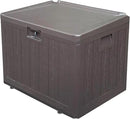 33 Gallon Pro Outdoor Storage Box Waterproof Lockable Resin Deck Box Large, Patio Storage Bin for Pool Accessories Cushion Furniture, Garden Tools, UV-Resistant Outside Delivery Brown by GreenHaven Gardens