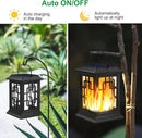 Solar Lanterns Outdoor Waterproof, Hanging Solar Lights for Outside Black Hanging Solar Powered Lantern Decorative for Garden Yard Patio, 4 Pack by GreenHaven Gardens