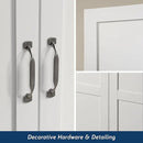 Sauder Select Storage Cabinet/ Pantry cabinets, White finish by CozyNest Decor