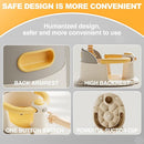 Baby Bath Seat 6 Months & up, Bath Seat for Baby, Infant Bath Seat with Suction Cups, Non-Slip, Detachable,Yellow by TinyTreasures Baby Boutique