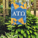 Alpha Tau Omega Licensed Flag Garden 12x19 inches Flag Banner Yard Decor Outdoor Decoration (Alpha Tau Omega