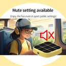 Tic-Tac-Toe Bolt Game, 4-in-1 Handheld Puzzle Game Console, Electronic Tic-Tac-Toe Toy, Educational and Memory Growth, Portable Travel Games for Car Ride, Board Games for Kids and Adults (Yellow) by TinyTreasures Baby Boutique