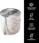 S'well 67oz Stainless Steel Ice Bucket with Tongs - Triple-Layered Vacuum-Insulated, BPA-Free Barware by CozyNest Decor